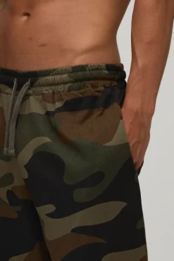 Bas De Détente Jambe Droite À Imprimé Camouflage
