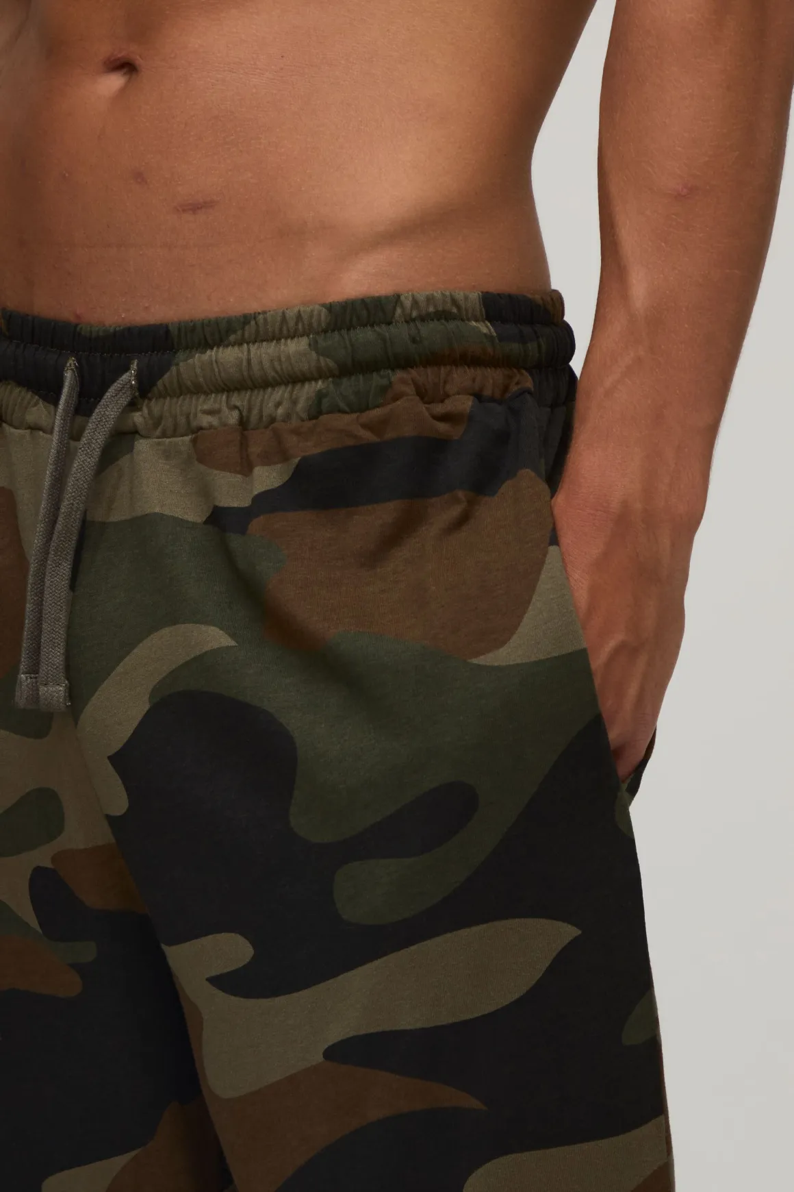 Bas De Détente Jambe Droite À Imprimé Camouflage