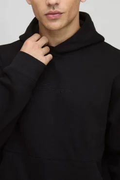 boohooMAN Basic BM Signature Regular Fit Pull-over à capuche<Homme Sweats À Capuche Et Sweatshirts|Sweats À Capuche Et Sweats