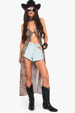 Basic Denim Flippy Short
