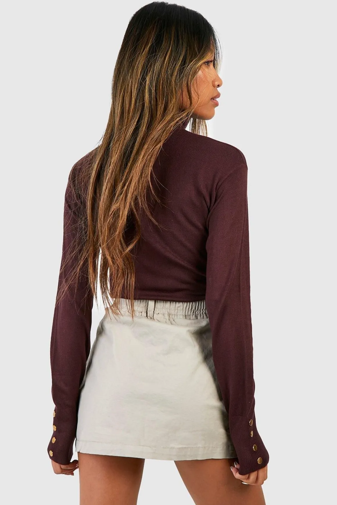 Basic Fine Gauge Roll Neck Jumper
