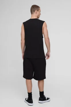 Basic Regular Fit Drop Armhole Tank