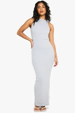 Basic Rib Racer Neck Maxi