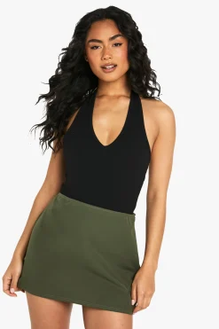 Basic Woven Mini Skirt