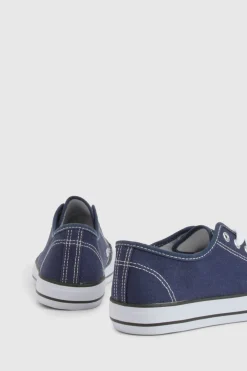 Baskets basses en toile