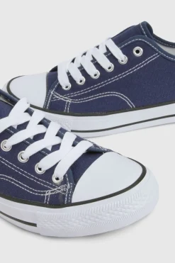 Baskets basses en toile
