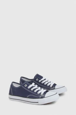 Baskets basses en toile