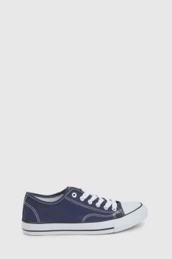 Baskets basses en toile
