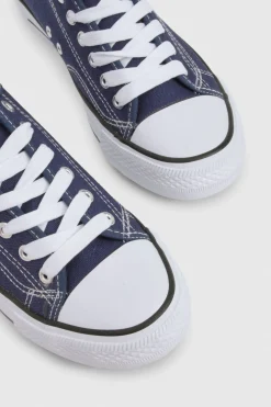 Baskets basses en toile