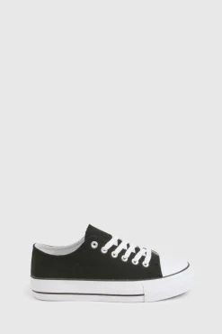 boohoo Baskets basses à plateforme à lacets< Satin Et Dentelle|Baskets