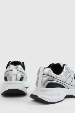 boohoo Baskets Chunky À Bandes Contrastées< Baskets