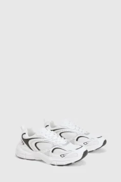 Baskets chunky à panneaux sportifs
