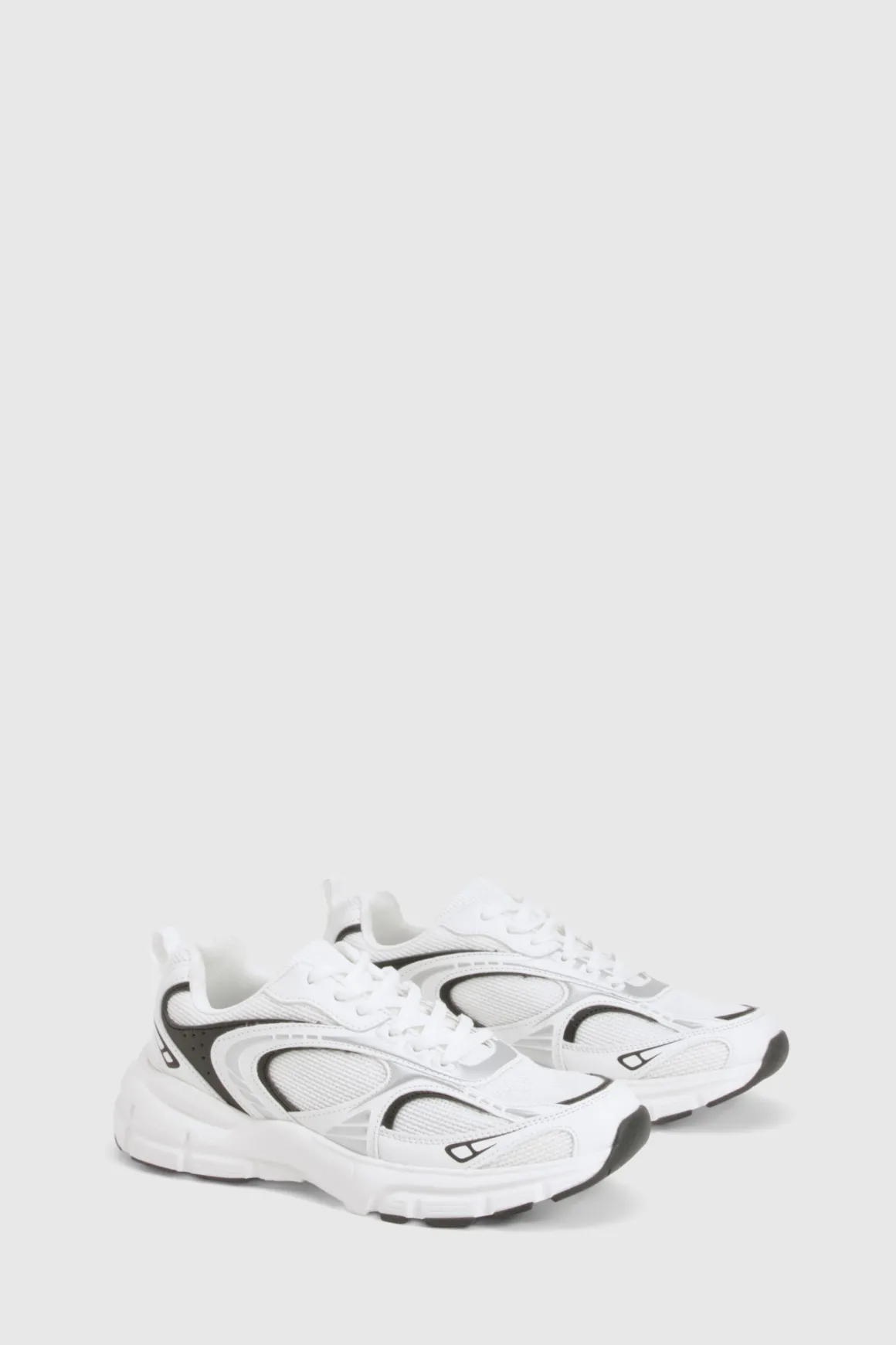 Baskets chunky à panneaux sportifs