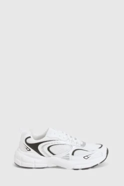 Baskets chunky à panneaux sportifs