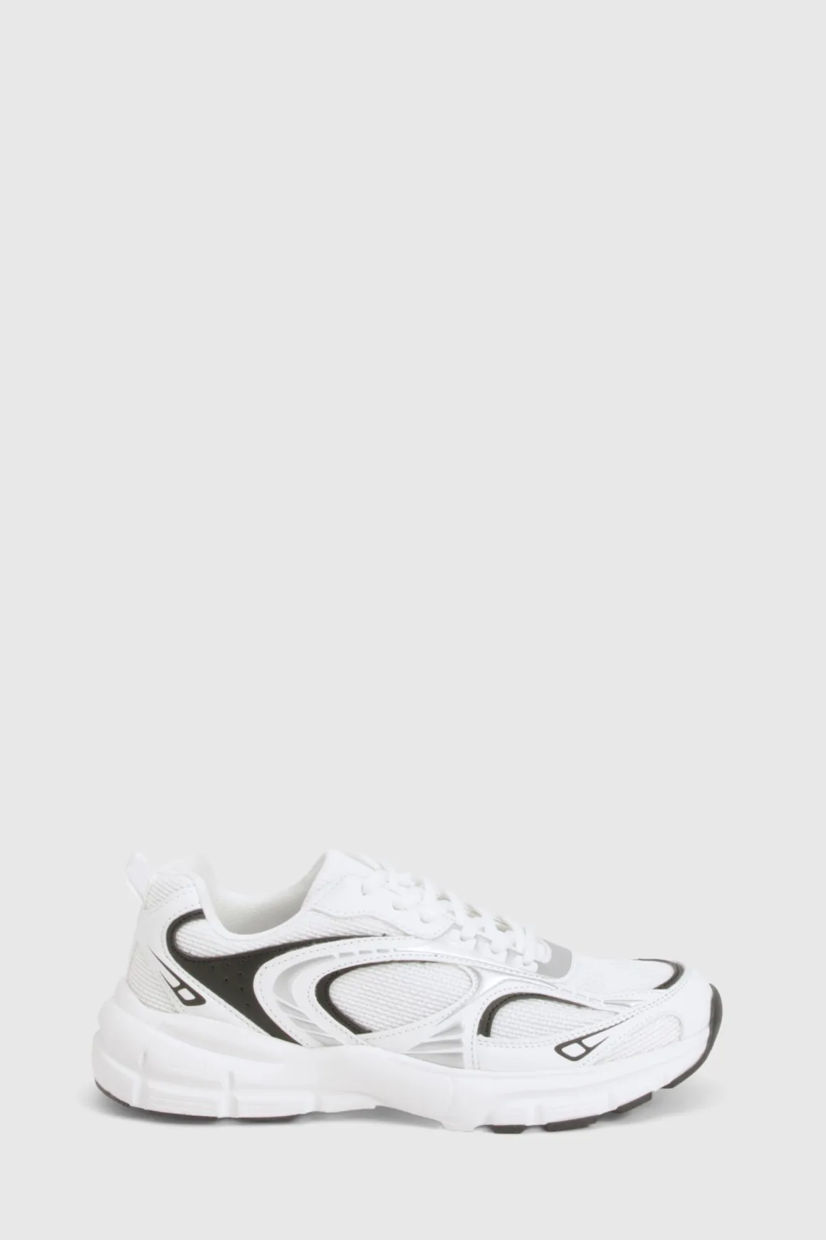 Baskets chunky à panneaux sportifs