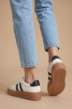 Dorothy Perkins Baskets Compensées Tony En Synthétiquecuir À Lacets< Satin Et Dentelle|Chaussures Plates