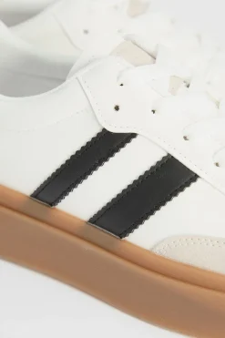 Dorothy Perkins Baskets Compensées Tony En Synthétiquecuir À Lacets< Satin Et Dentelle|Chaussures Plates