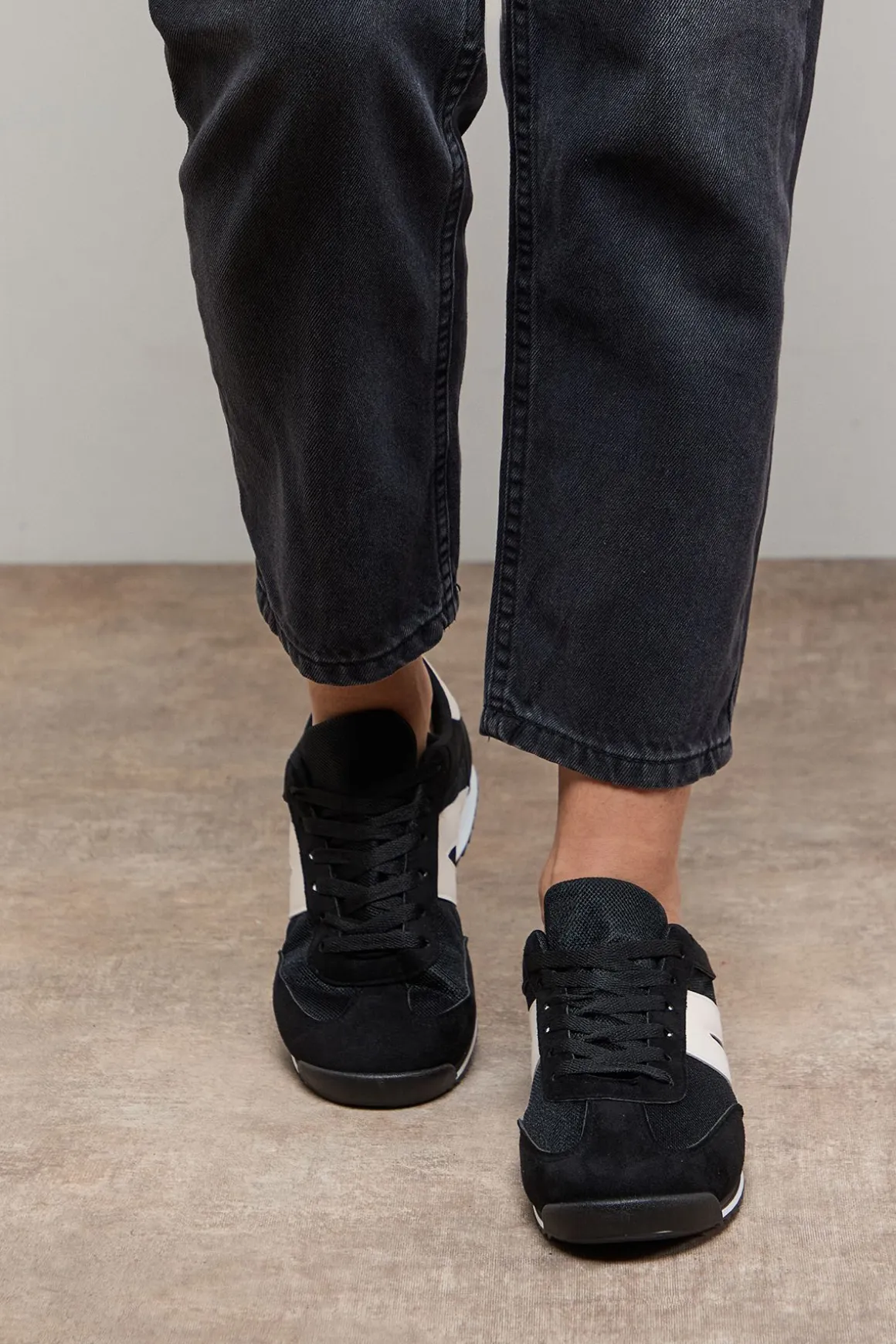 Baskets Jemima à Lacets en synthétique et Mesh