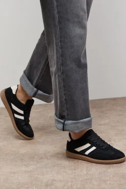 Oasis Baskets Jenna à Lacets en synthétique avec Détails en Mesh< Satin Et Dentelle|Baskets