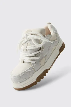 Basket Skate Chunky En Denim