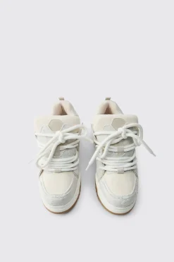 Basket Skate Chunky En Denim