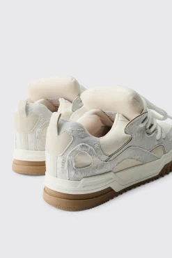Basket Skate Chunky En Denim