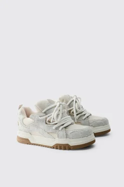 Basket Skate Chunky En Denim