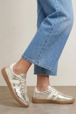 Baskets À Lacets Erin En Synthétiquecuir Métallisé