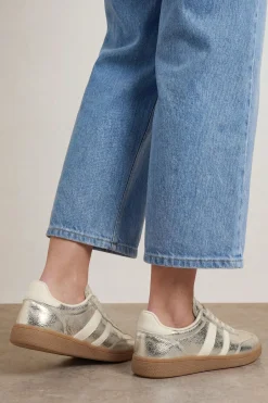 Baskets À Lacets Erin En Synthétiquecuir Métallisé