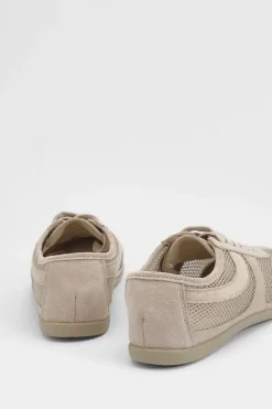 Oasis Baskets À Lacets Lucy En Mesh< Satin Et Dentelle|Baskets