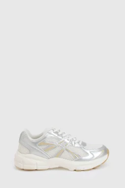 boohoo Baskets papa sportives chunky à rayures tonales contrastées< Baskets