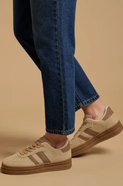 Oasis Baskets Plateforme à Lacets Isla en Synthétique< Satin Et Dentelle|Baskets