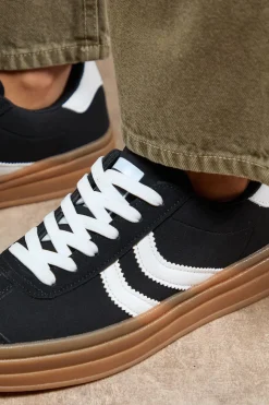 Baskets Plateforme à Lacets Lorina en synthétique