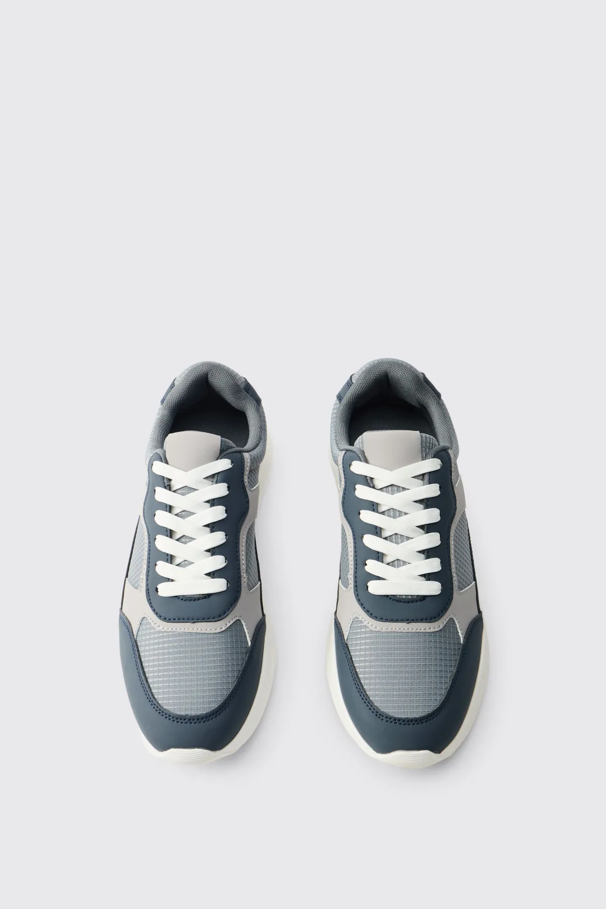 boohooMAN Baskets Style Runner à Panneaux Mesh<Homme Baskets Et Baskets Montantes