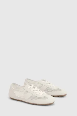 Oasis Baskets Tracie À Lacets En Synthétiquecuir Et Mesh< Satin Et Dentelle|Baskets