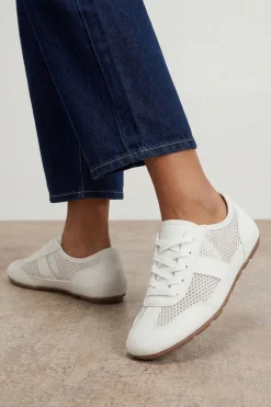Oasis Baskets Tracie À Lacets En Synthétiquecuir Et Mesh< Satin Et Dentelle|Baskets