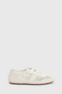 Oasis Baskets Tracie À Lacets En Synthétiquecuir Et Mesh< Satin Et Dentelle|Baskets