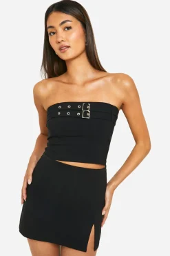 Bengaline Double Belt Detail Corset