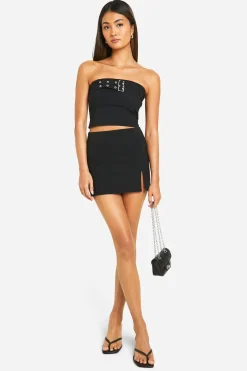 Bengaline Double Belt Detail Corset