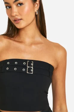 Bengaline Double Belt Detail Corset