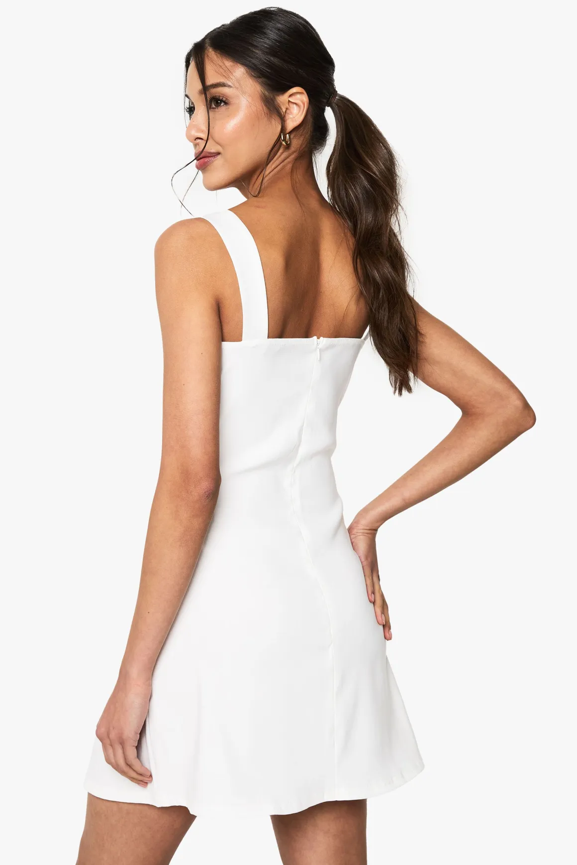 Bengaline Milkmaid Mini Dress