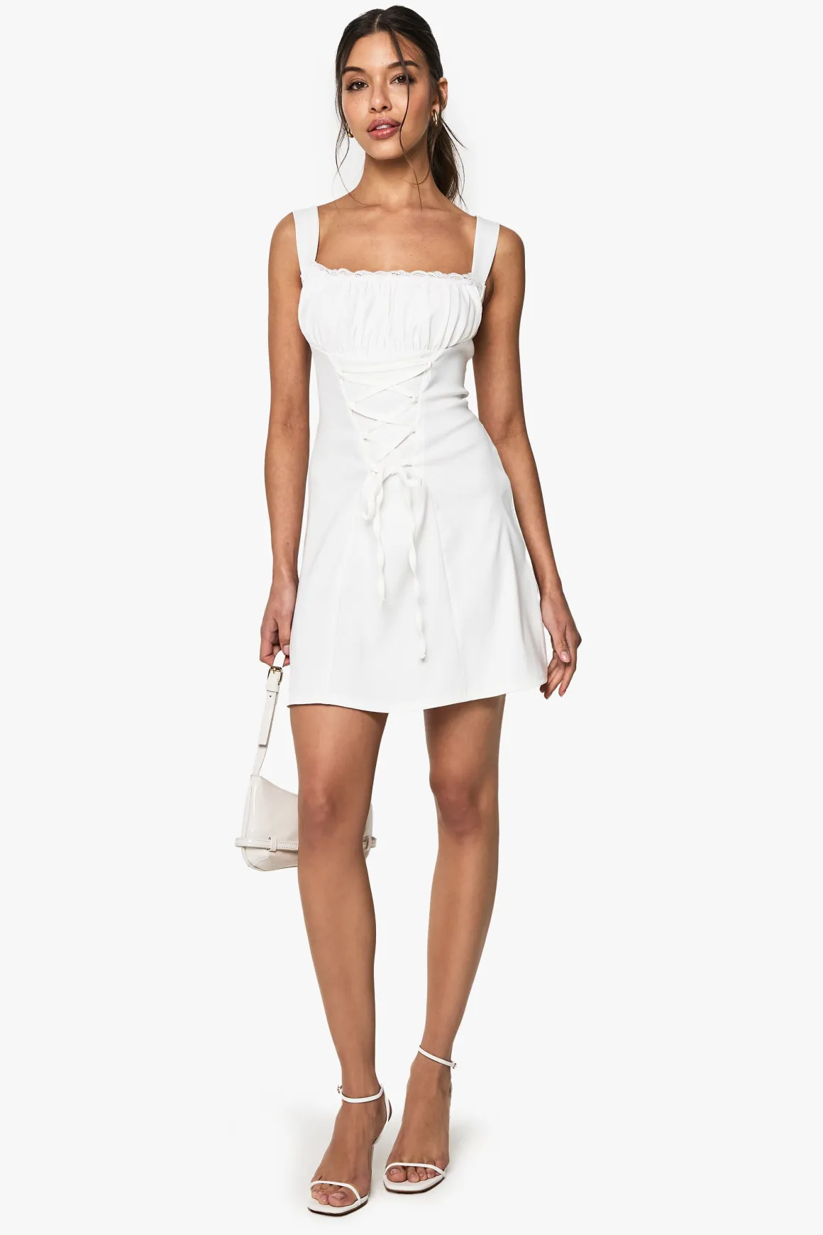 Bengaline Milkmaid Mini Dress
