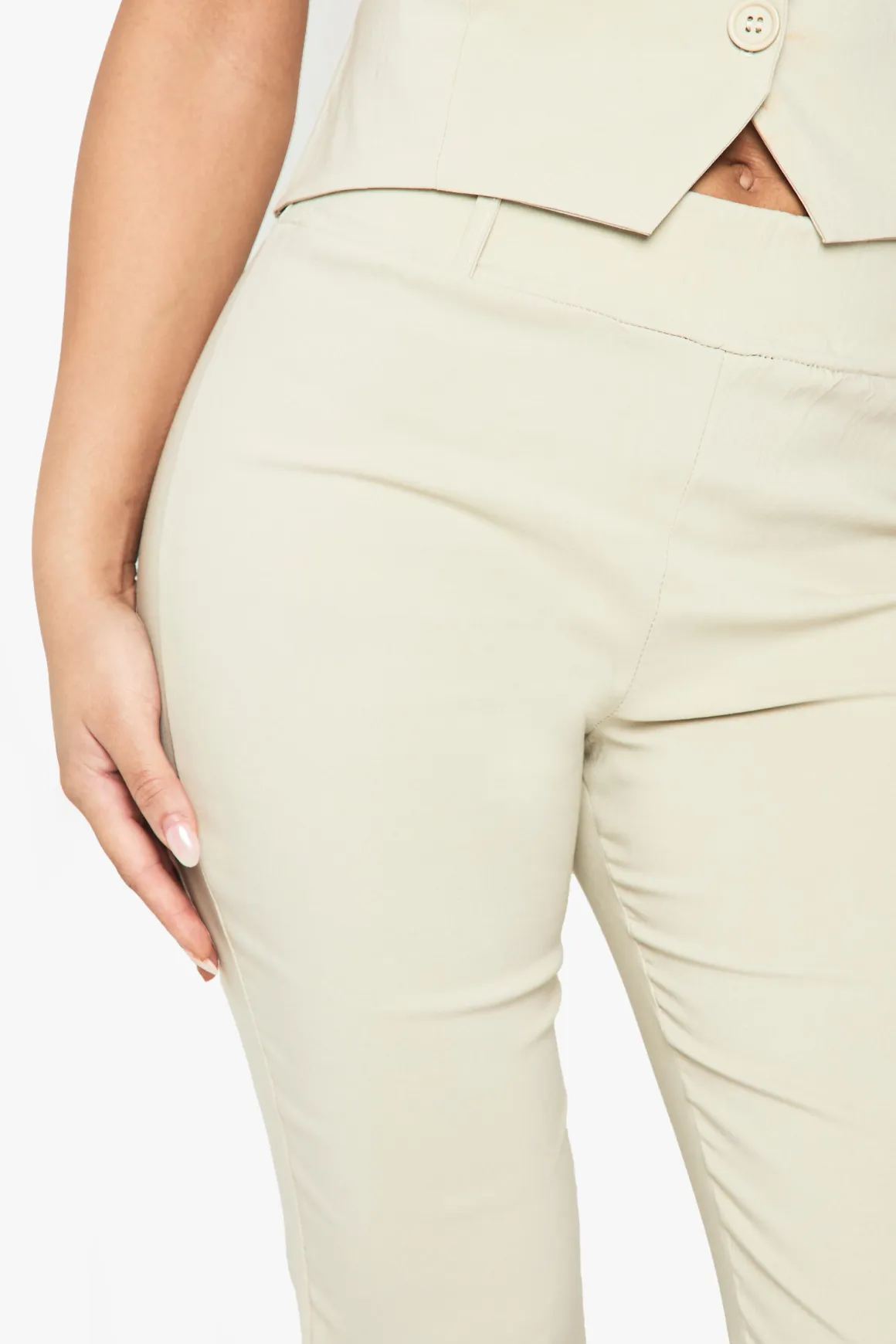 Bengaline Slim Flare Trousers
