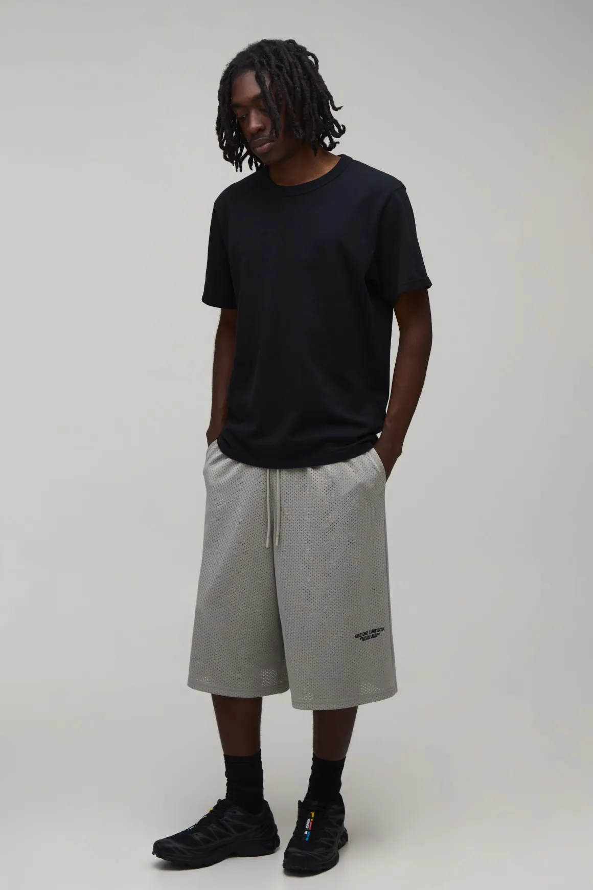 Bermuda Jort En Jersey Mesh Imprimé