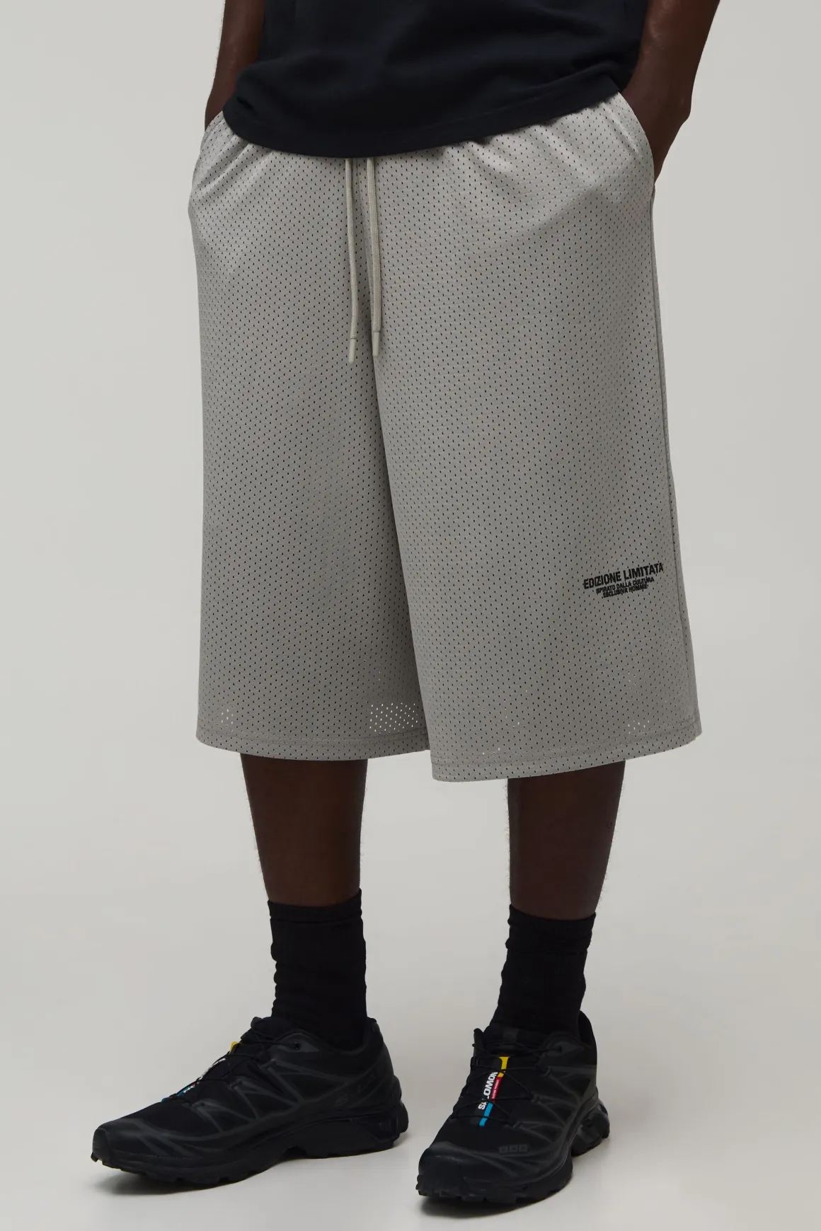 Bermuda Jort En Jersey Mesh Imprimé