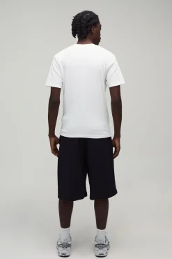 boohooMAN Bermuda Jort En Sergé Jersey À Plis Nervurés Texturés<Homme Jorts|Denim