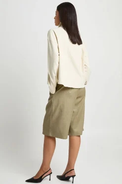 boohoo Bermuda Plissé<Femme Shorts