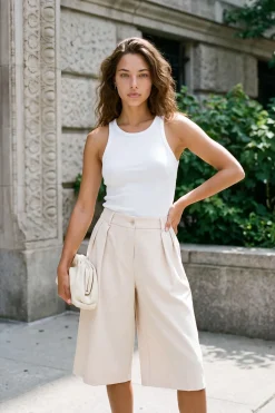 boohoo Bermuda Tailleur<Femme Tailleurs|Tons Neutres
