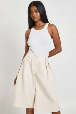 boohoo Bermuda Tailleur<Femme Tailleurs|Tons Neutres