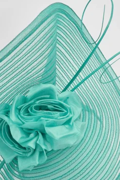 KarenMillen Bibi Asymétrique En Forme De Disque Avec Détails Floraux< Chapeaux